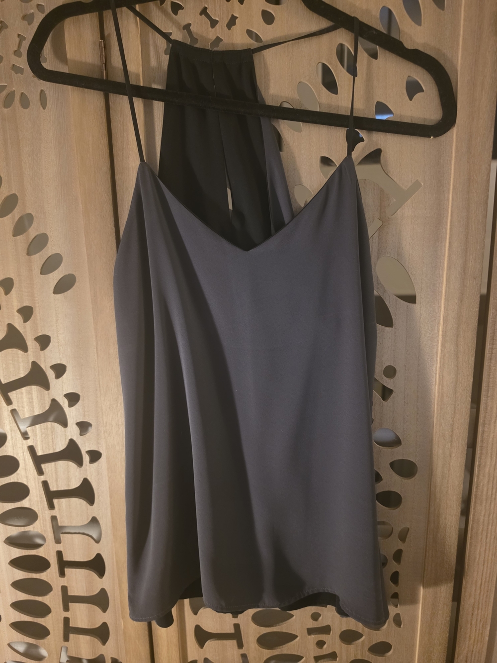 Black And Grey Reversible Women's Cami Tank Top